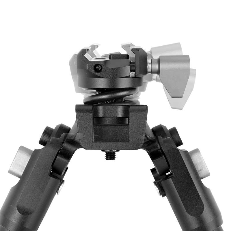 Vanguard EQUALIZER 1QSA Aluminium Bipod with Picatinny Rail  20-26cm