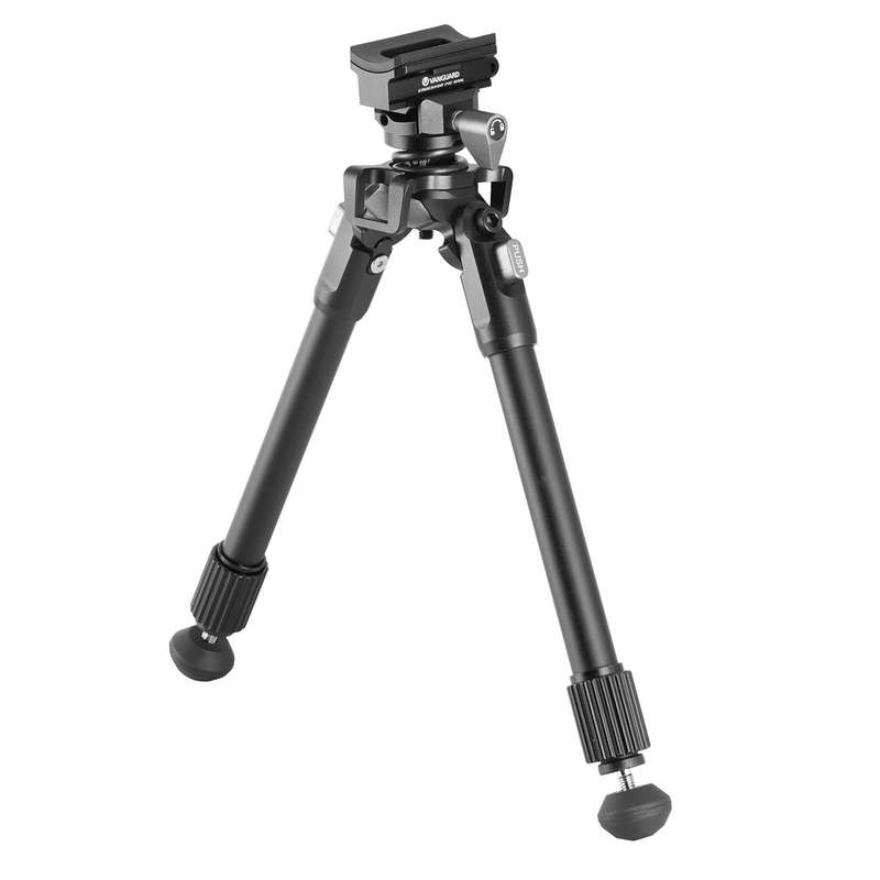 Vanguard EQUALIZER 2QSA Aluminium Bipod with Picatinny Rail  Height: 25 to 35.5cm
