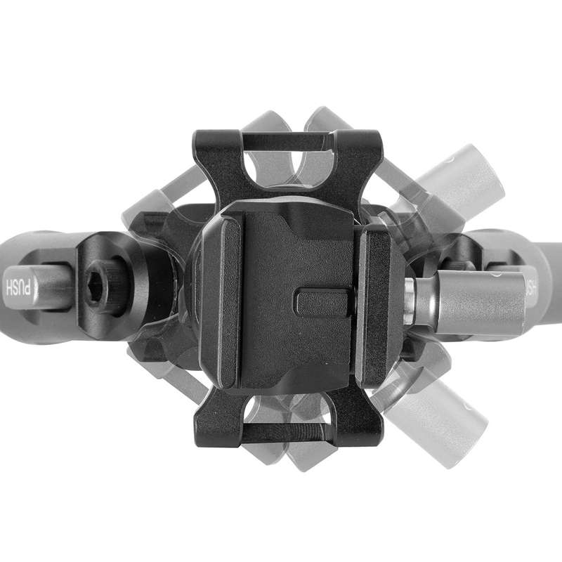 Vanguard EQUALIZER 1QSC Carbon Fiber Bipod with Picatinny Rail  Height: 20-26.5cm