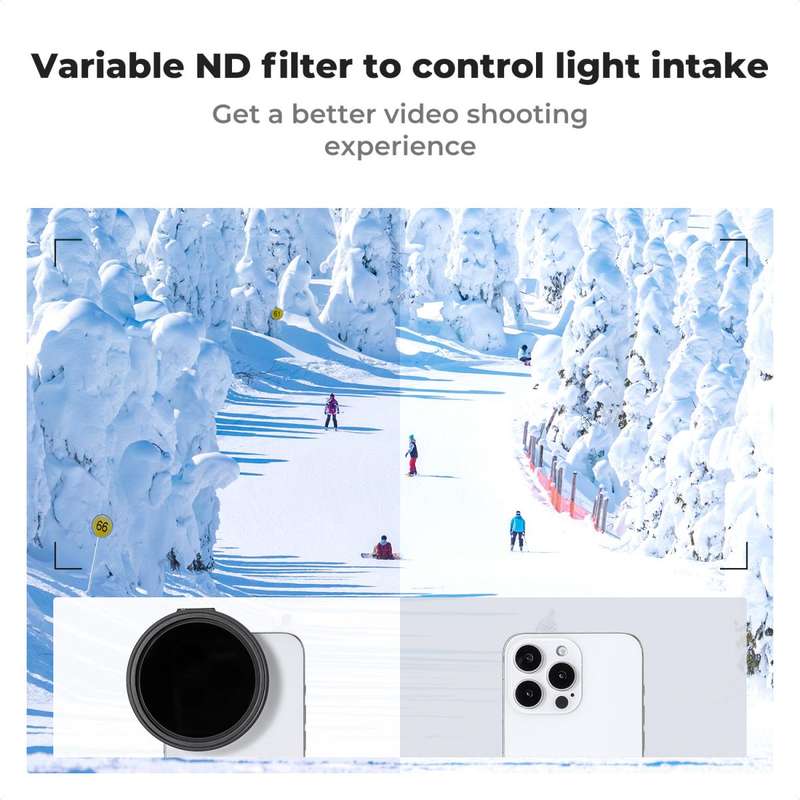 K&F 67mm Magnetic Variable ND Filter for Camera Lenses & Smartphones
