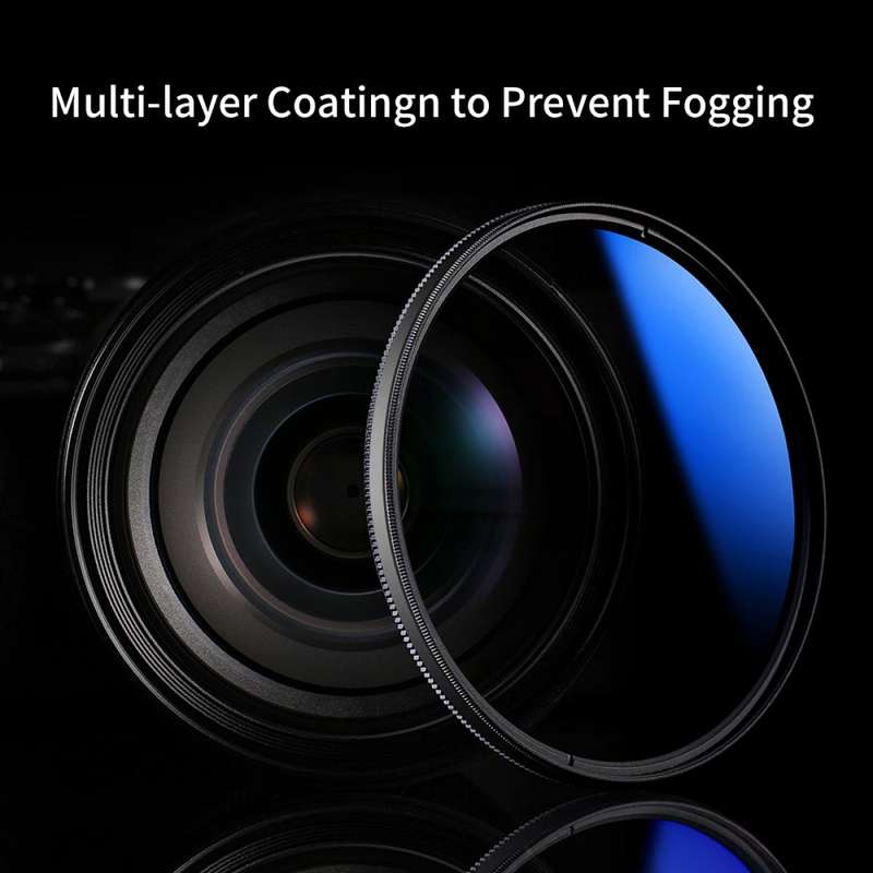 K&F Concept PRO 77mm Classic Series Slim Blue Multi Coated Circular Polariser (CPL) filter - KF01...
