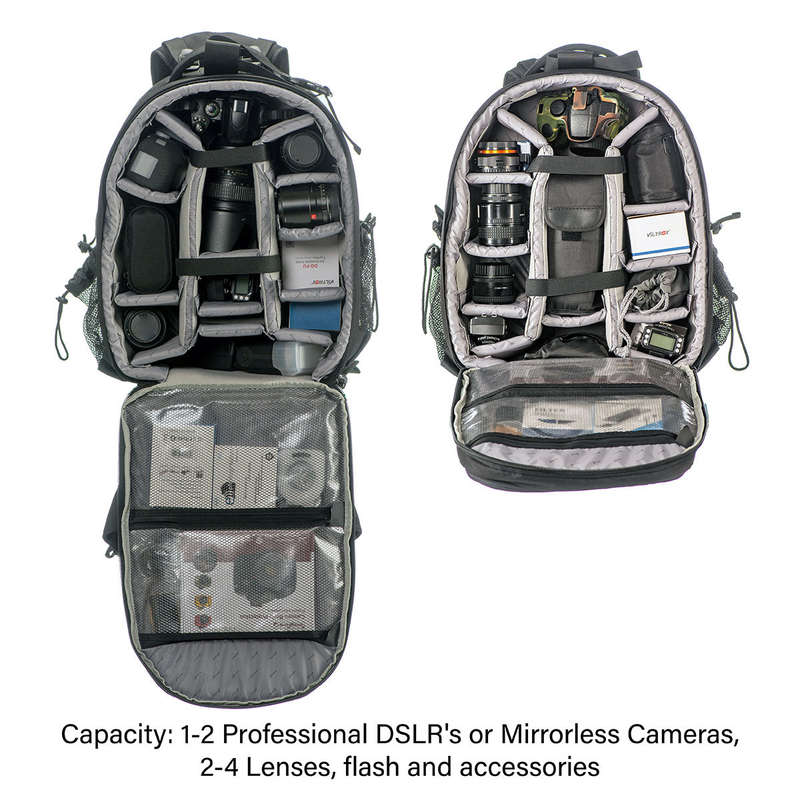 Jenova Niagra Series Professional Back-Pack - X-Large - Black - 11107