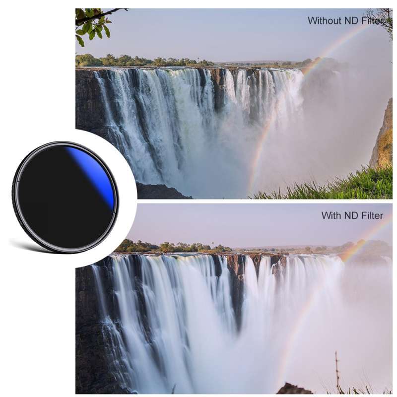 K&F Concept PRO 77mm Classic Series Slim Blue Multi Coated Variable ND2-ND400 filter-KF01.1405