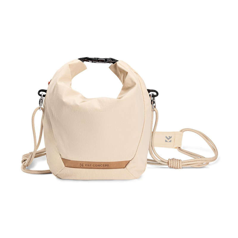 K&F Urban Wander U11 Compact Lightweight Versatile 5 Liter Camera Sling Bag  Beige