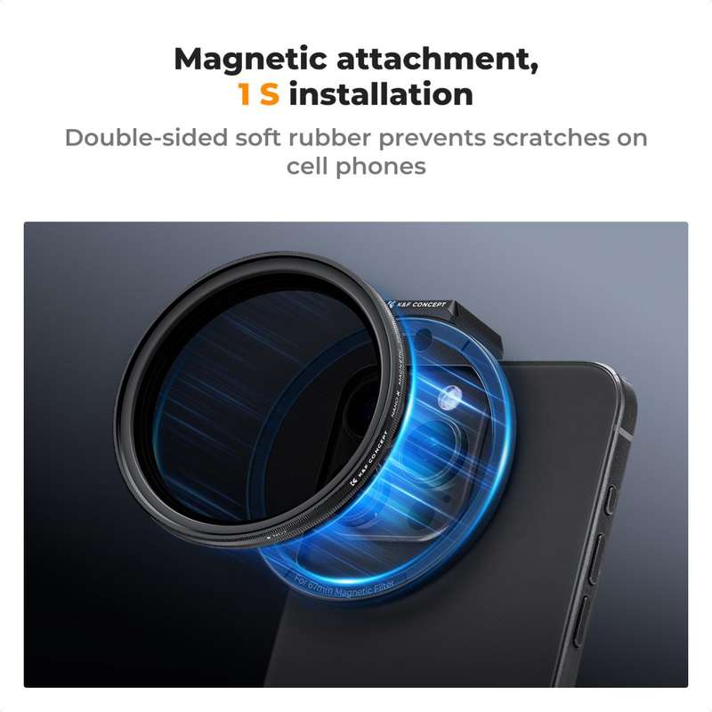 K&F 67mm Magnetic Variable ND Filter for Camera Lenses & Smartphones