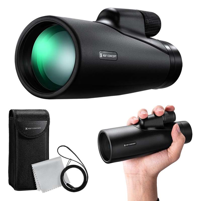 K&F 12X50 BAK4 Single-tube HD Telescope with IP65 Waterproofing - KF33-068