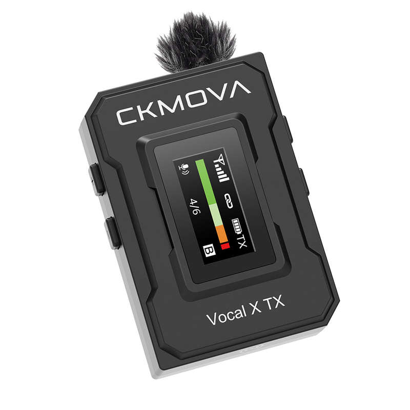 CKMOVA Dual Channel Wireless Mic System, 2 Transmitters, 1 Receiver - VOCAL-XV2
