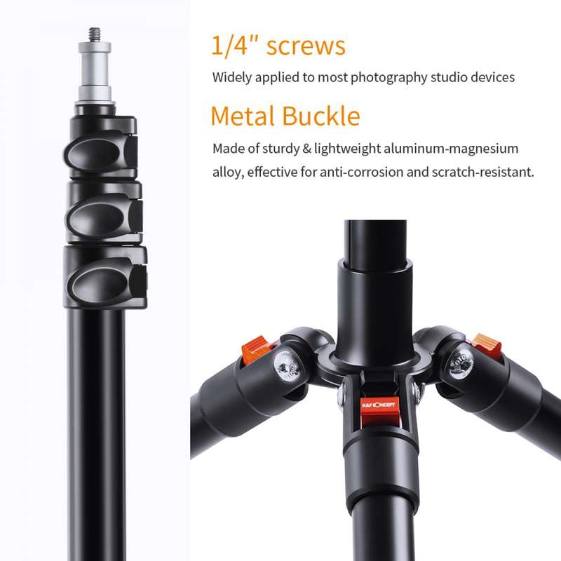 K&F Concept 2,2 meter Heavy Duty Professional Light Stand - KF34-009V1