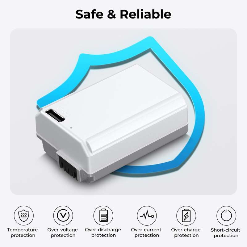 K&F Concept NP-FW50 1100mAh Replacement Battery with USB Type C Port for Sony
