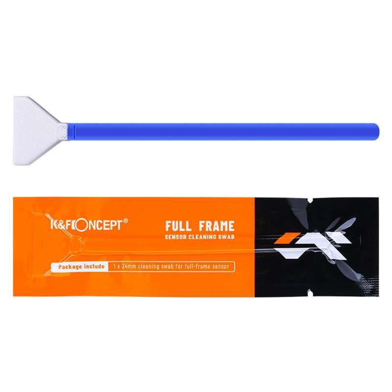 K&F Concept 10 X 24mm Full Frame Camera Sensor Cleaning Swab Kit + 20ml Cleaning Fluid