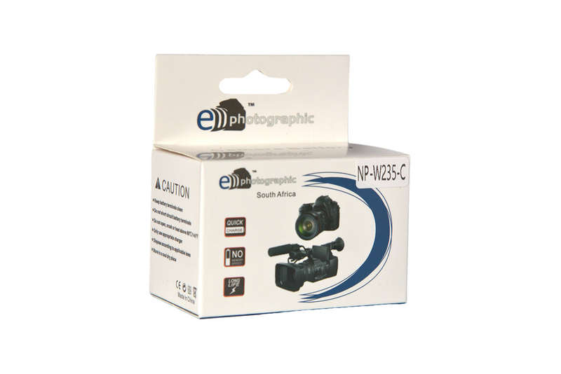 E Photographic NP-W235 2250 mAh Type C Battery for Fujifilm
