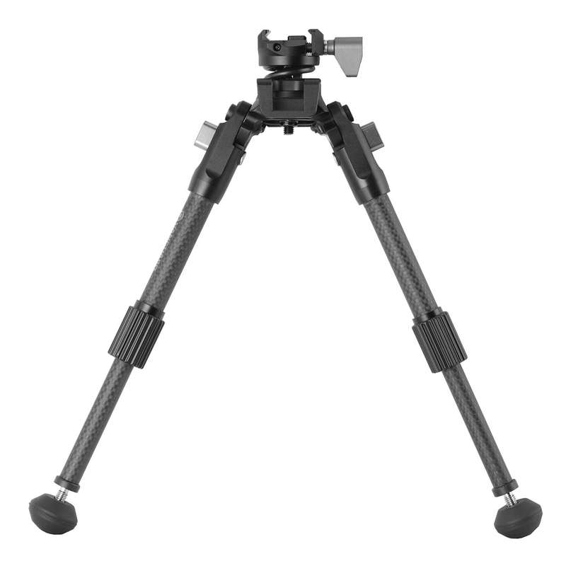 Vanguard EQUALIZER 1QSC Carbon Fiber Bipod with Picatinny Rail  Height: 20-26.5cm