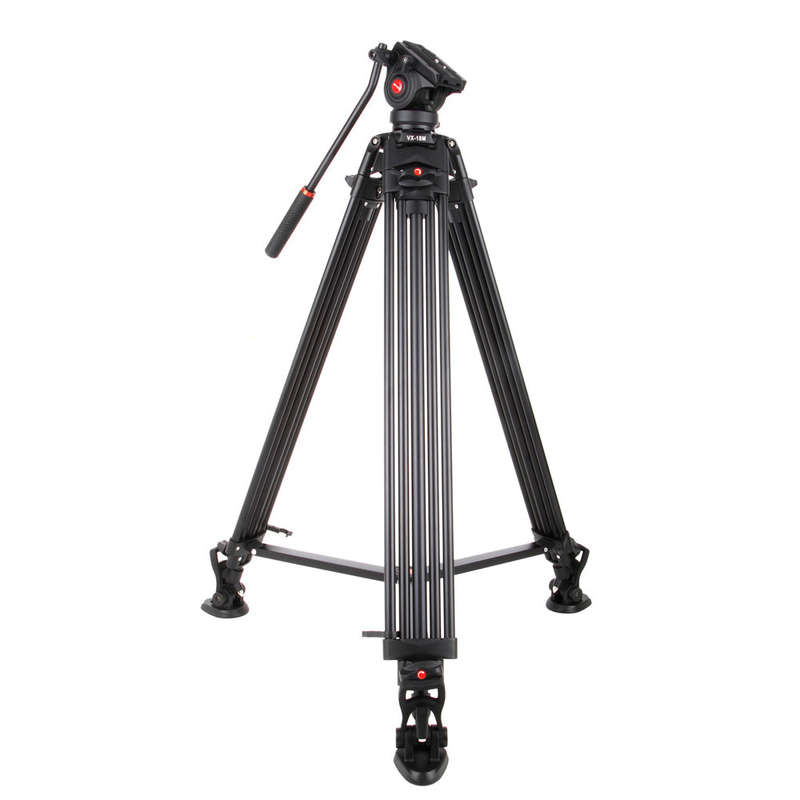 Viltrox Heavy Duty 10Kg Capacity PRO Fluid Head Tripod for Video, Mirrorless & DSLR Cameras with ...