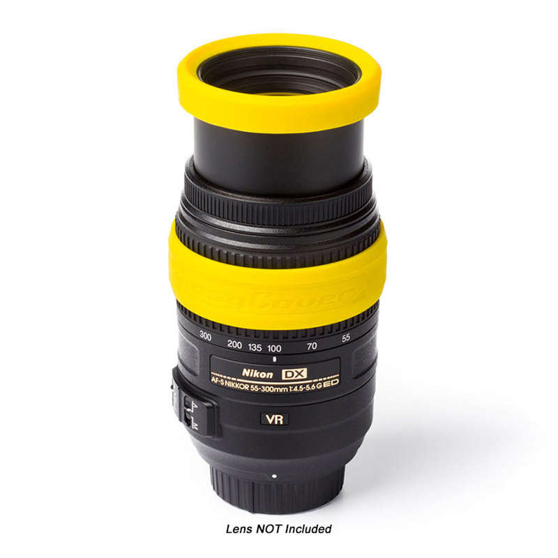 easyCover PRO 58mm Lens Silicon Rim/Ring & Bumper Protectors Yellow - ECLR58Y
