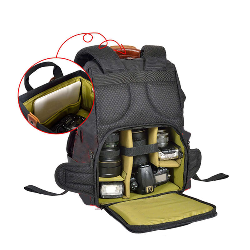 Jenova Urban Legend DSLR Backpack - Large - All Black 61136BKBK