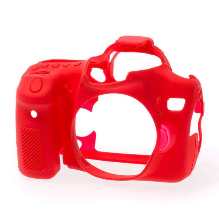 easyCover - Canon 70D DSLR - PRO Silicone Case - Red  ECC70DR