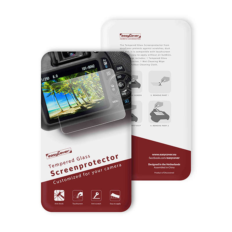 easyCover Tempered Screen Protector for Sony A7II, A7III, A9 ,RX10 & RX100