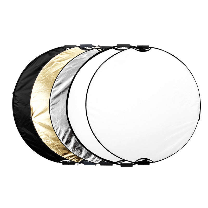E-Photographic Professional  5 in 1 80cm Reflector Kit with Handle EPH5-180H