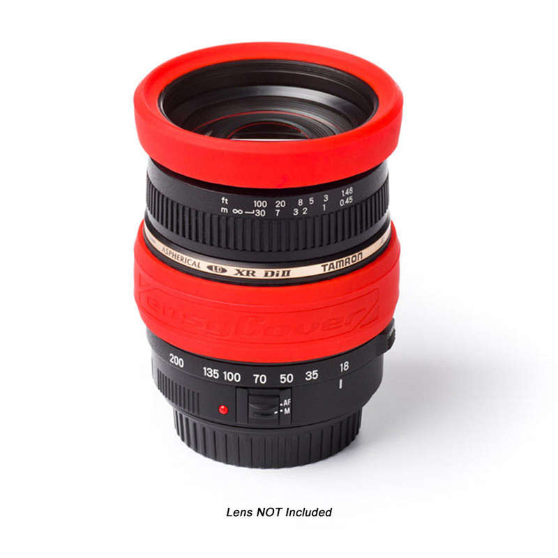 easyCover PRO 67mm Lens Silicon Rim/Ring & Bumper Protectors Red - ECLR67R