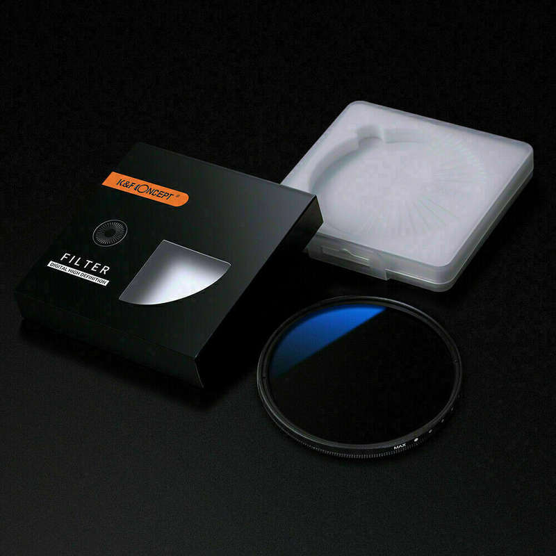 K&F Concept PRO 58mm Classic Series Slim Blue Multi Coated Variable ND2-ND400 filter-KF01.1109