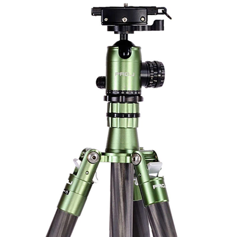 Jenova PRO.J Heavy Duty Professional Carbon Fibre Tripod 25kg Capacity Green 35851GN