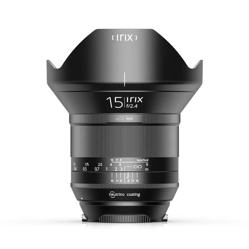 Irix 15mm Blackstone prime, manual focus wide angle lens for Canon DSLR's - IL-15BS-EF