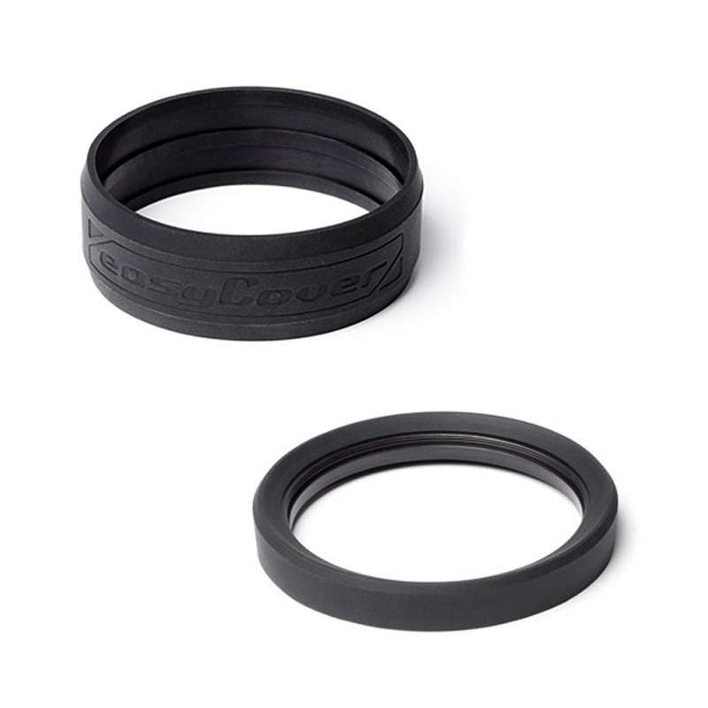 easyCover PRO 62mm Lens Silicon Rim/Ring & Bumper Protectors Black - ECLR62