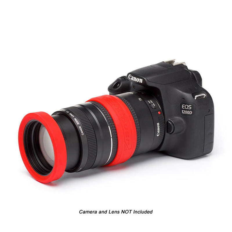 easyCover PRO 67mm Lens Silicon Rim/Ring & Bumper Protectors Red - ECLR67R