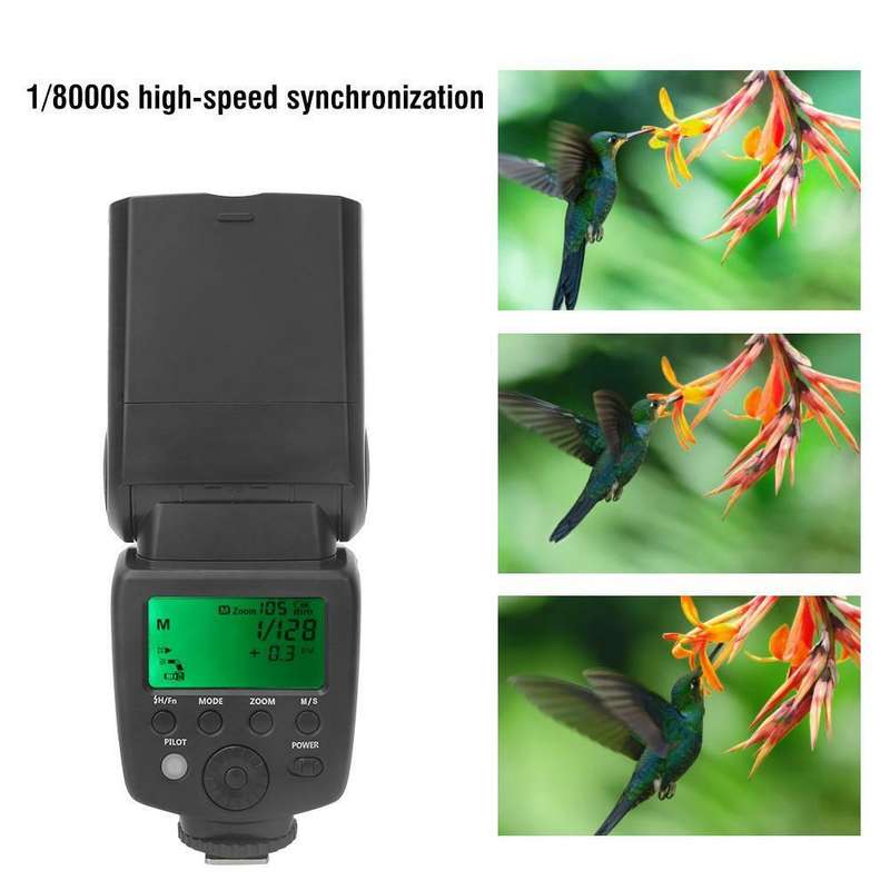 Visico iTTL PRO Flash for Nikon DSLR & Z Series Mirrorless Cameras VS-765N