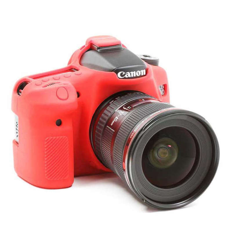 easyCover - Canon 70D DSLR - PRO Silicone Case - Red  ECC70DR