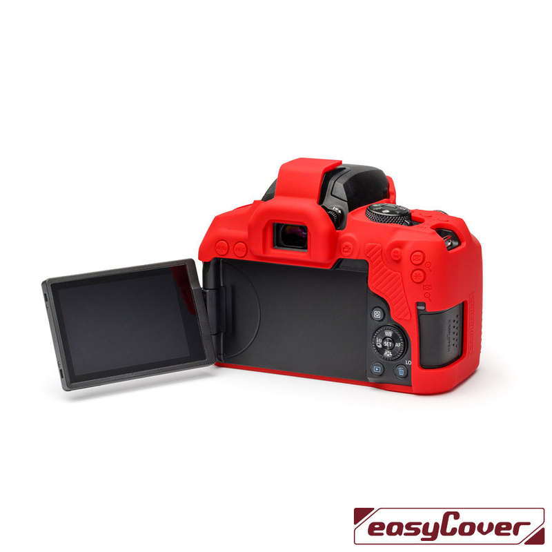 easyCover - Canon 850D DSLR - PRO Silicone Case - Red  ECC850DR