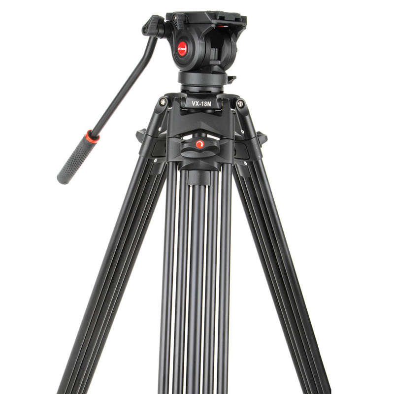 Viltrox Heavy Duty 10Kg Capacity PRO Fluid Head Tripod for Video, Mirrorless & DSLR Cameras with ...