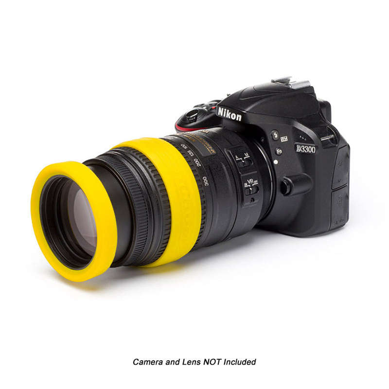 easyCover PRO 58mm Lens Silicon Rim/Ring & Bumper Protectors Yellow - ECLR58Y
