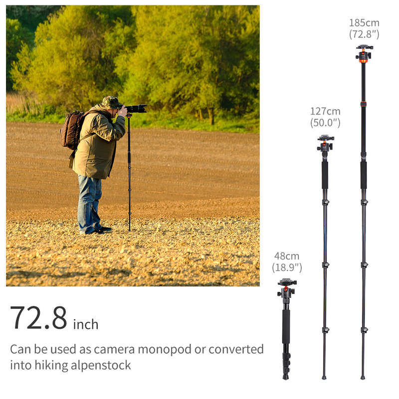 K&F Concept SA254M2 Specialist DSLR Tripod - Monopod Conversion - KF09-089V1