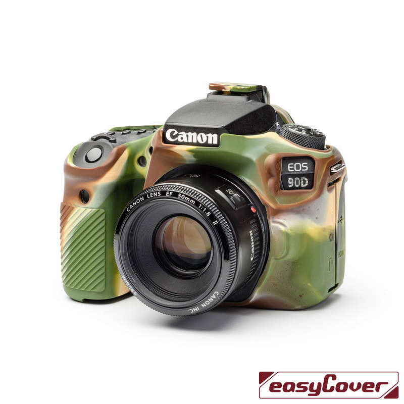 easyCover - Canon 90D DSLR - PRO Silicone Case - Camo  ECC90DC