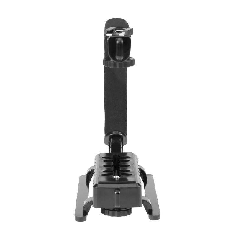 E-Photographic U-Type Video Stabiliser Handle with 1 hotshoe for DSLR, Mirrorless Camera or Camco...