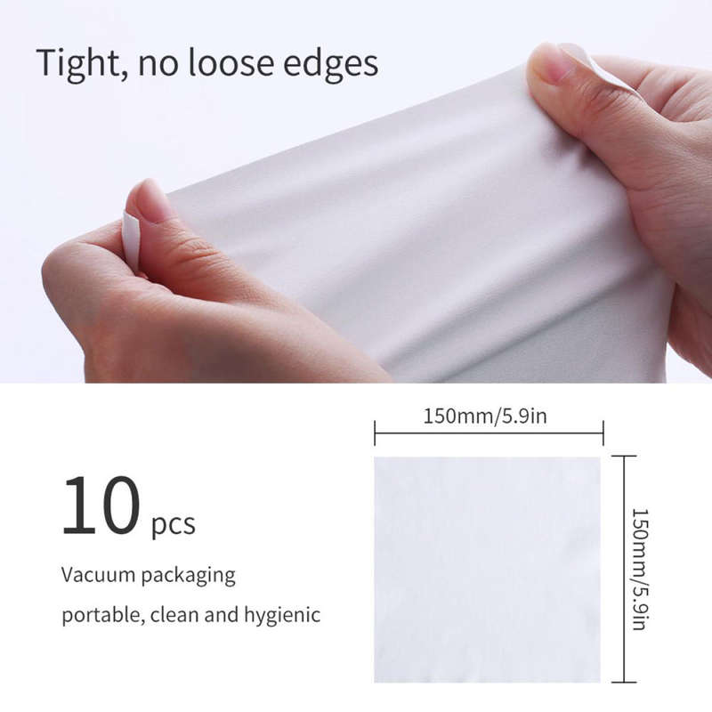K&F dry needle a dust-free microfibre cloth  14 X 14cm 10 pack - SKU-1597