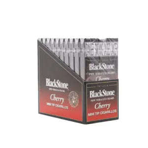 10 Packs Of Blackstone Cherry Mini Tipped Little Cigars 6 Per Pack