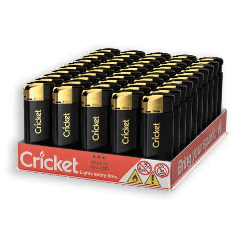 50 Cricket Lighters  Mini Ritzy Electronic