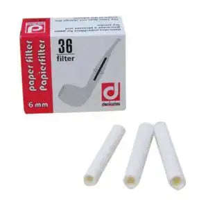 Denicotea  6mm Paper Pipe Filters 1×36