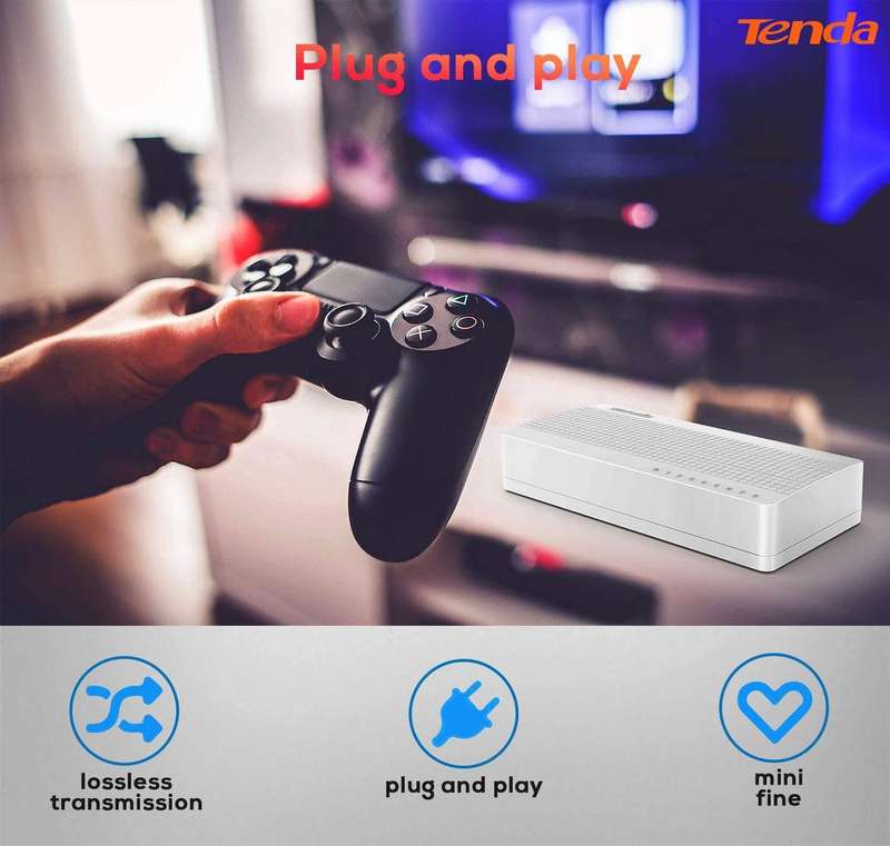 Tenda 8-Port Fast Ethernet Network Switch