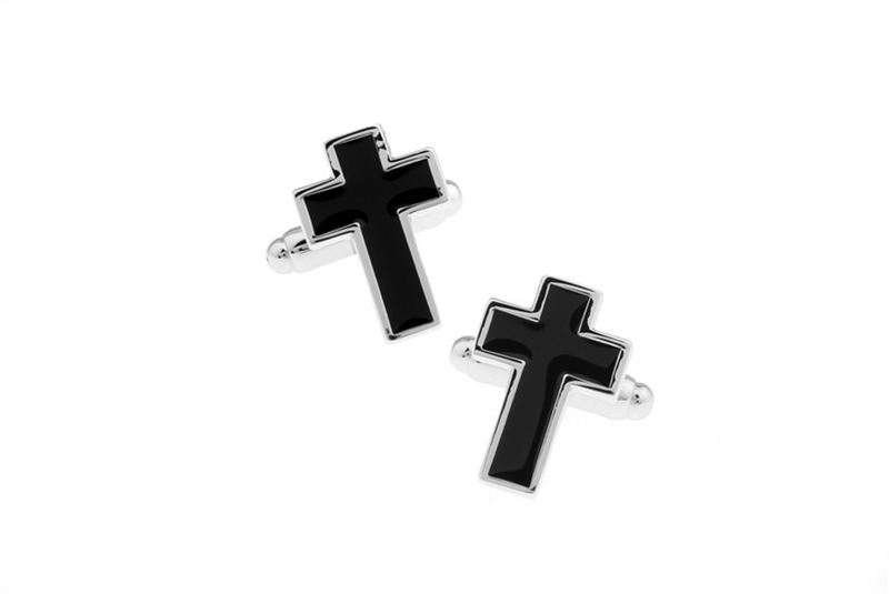 Christian Cross Cuff Links