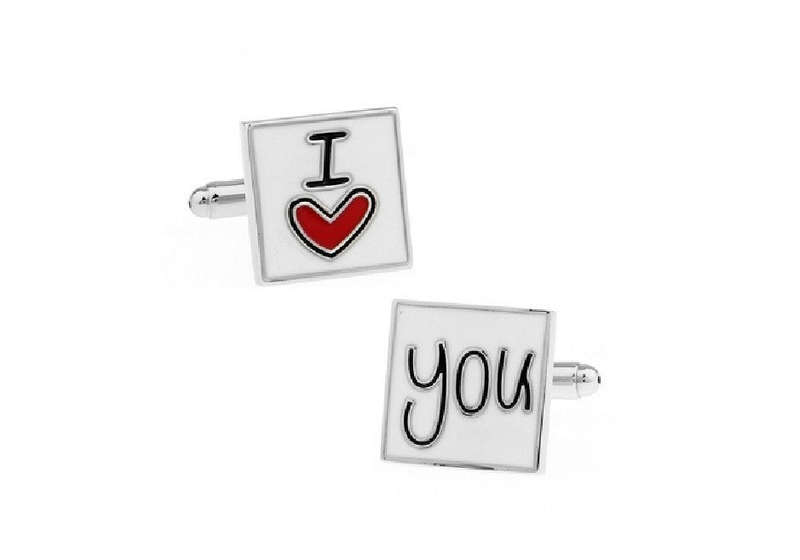 I Love You Cuff Links