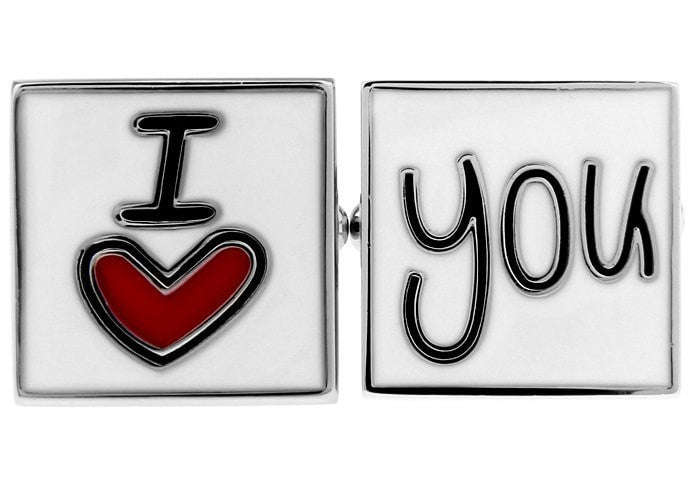 I Love You Cuff Links