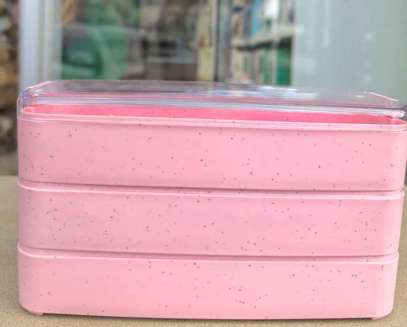 3-Layer Bento Lunch Box  Stylish & Convenient Meal Prep!