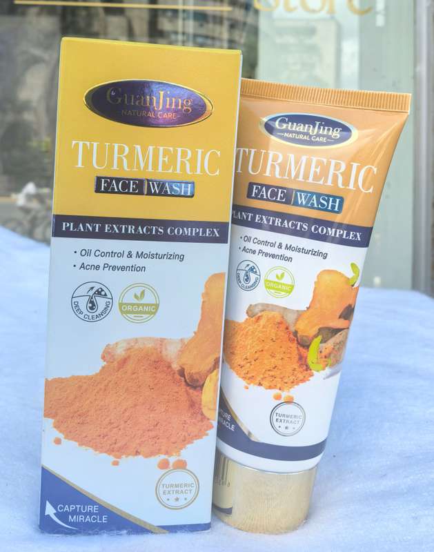 Guanjing Turmeric Face Wash  Deep Cleansing & Acne Control
