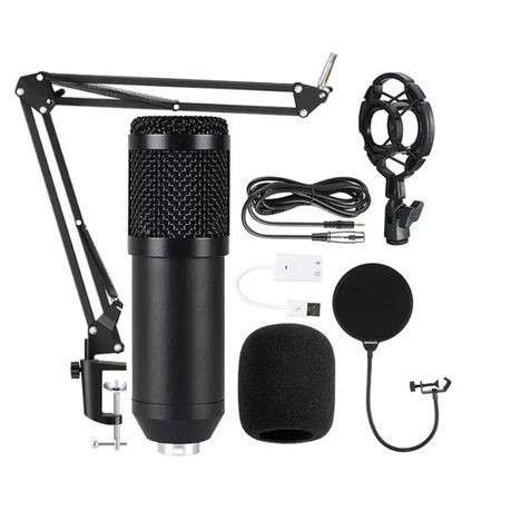 Music D.J M800 Professional Condenser Microphone Black