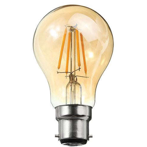 2W A60 Long Led Lamp Dimmable B22 2200K 230Vac