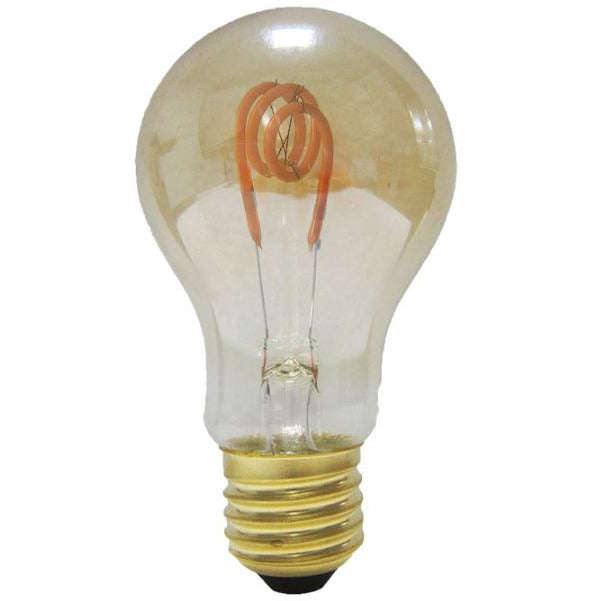 Pack Of 3 2W A60 Quadloop Led Lamp Dimmable E27 2200K 230Vac