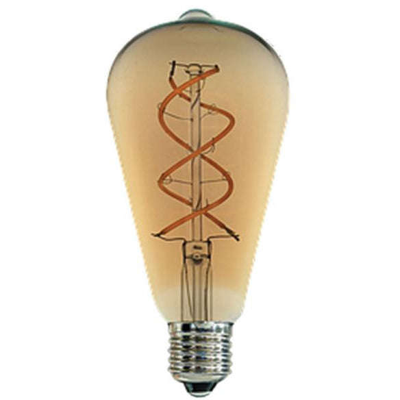 2W St64 Spiral Led Lamp Dimmable E27 2200K 230Vac